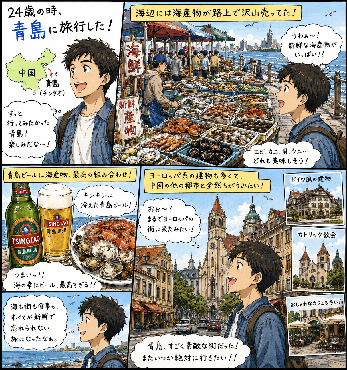 24歳の青島旅行記