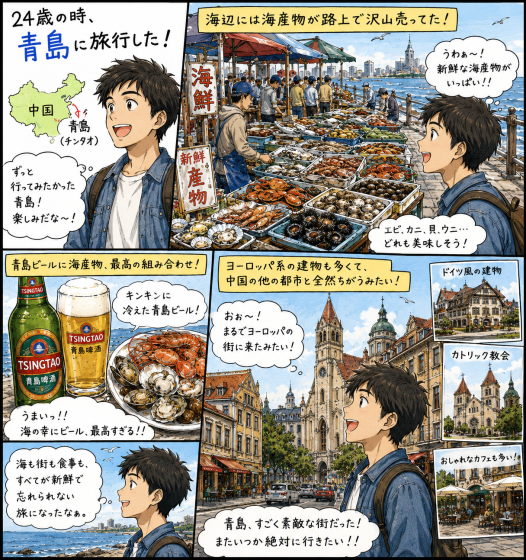 24歳の青島旅行記
