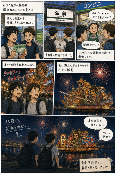 Nebuta Night Sparks